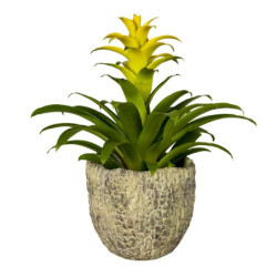 Cementový květináč se vzorem L- Ø 20*18 cm