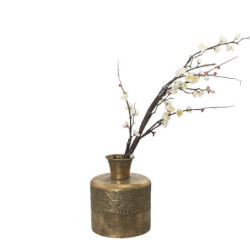 Zlatá antik dekorační váza Pater - Ø 21*25 cm
