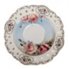 Porcelánový šálek s podšálkem Garden V - 13*10*7 / Ø 15*1 cm / 200 ml