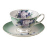 Porcelánový šálek a podšálek Garden IX - 12*10*6 / Ø 15*2 cm / 200 ml