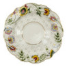 Porcelánový šálek s podšálkem Black Garden - 12*9*6 / Ø 15*2 cm / 200 ml