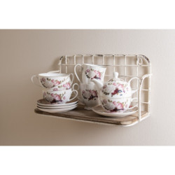 Porcelánový hrnek s květy Flower Sun - 11*8*10 cm / 290 ml