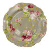 Porcelánový šálek s podšálkem Flowers - Ø 15*2 / 12*8*7 cm / 200 ml