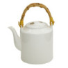 Bílá porcelánová konvice na čaj Nia - Ø 13*23 cm / 1500 ml
