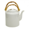 Bílá porcelánová konvice na čaj Nia - Ø 13*23 cm / 1500 ml