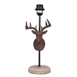 Základna k lampě Jelen hnědý - Ø 20*46 cm E27 / Max 60w