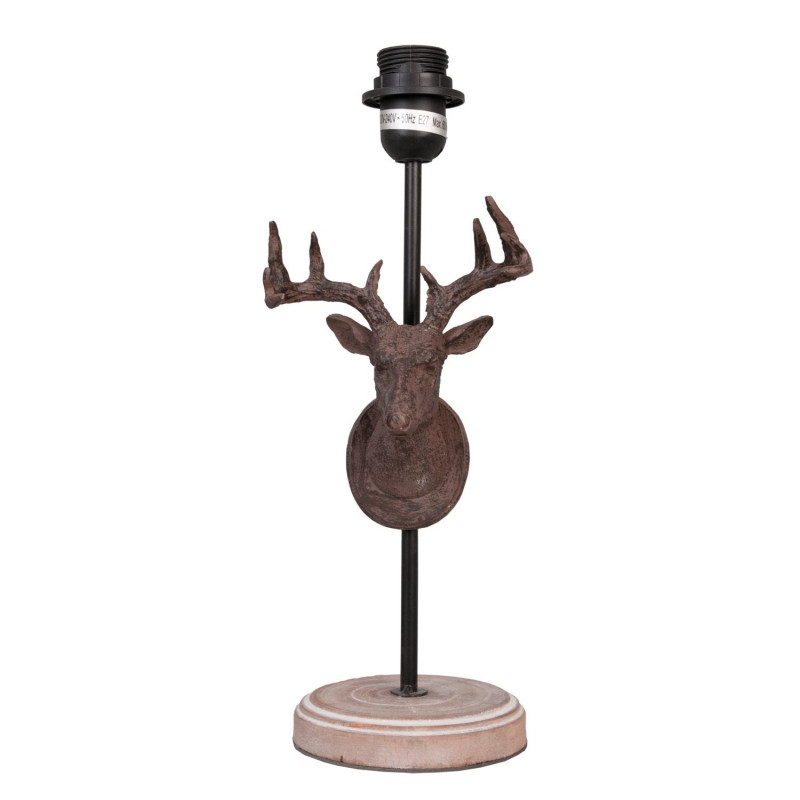 Základna k lampě Jelen hnědý - Ø 20*46 cm E27 / Max 60w